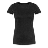 Frauen Premium Darts T-Shirt: Darts Lady - Anthrazit