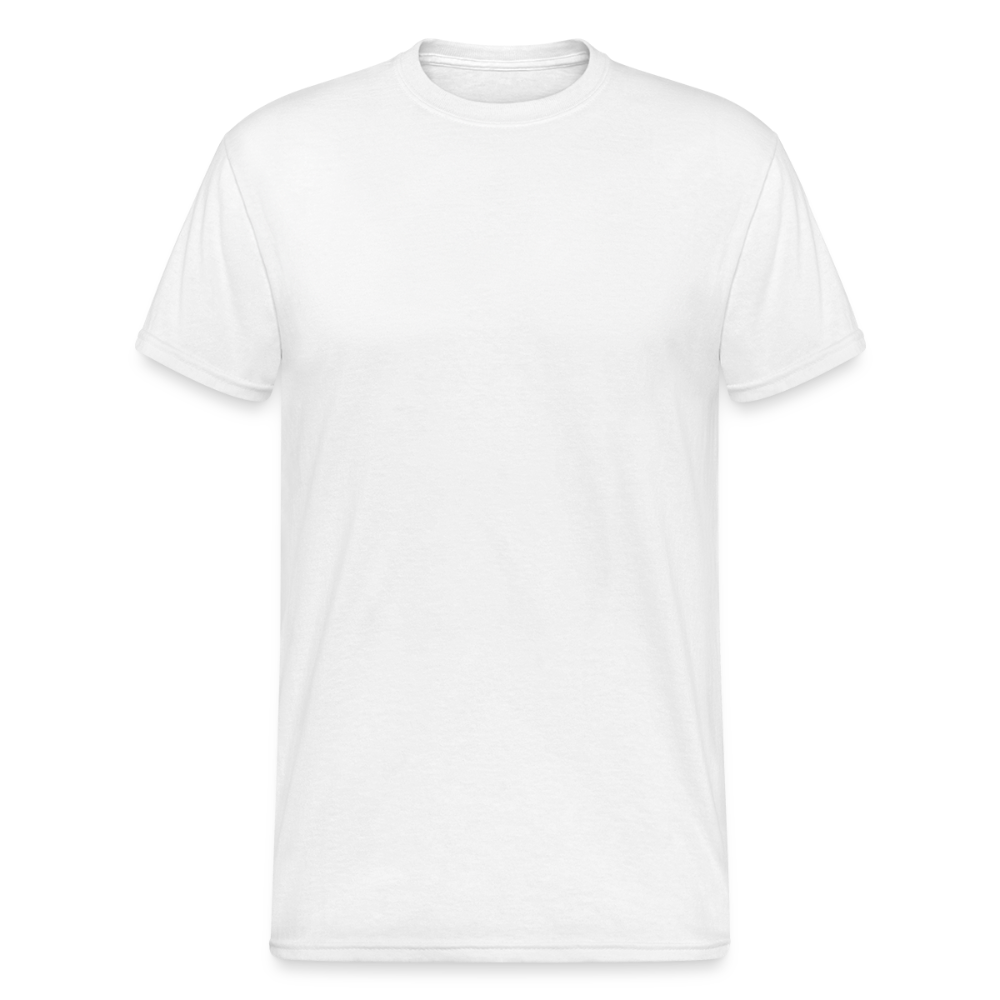 Gildan Fun T-Shirt Motiv "Ha du Grasdaggl" (Druck hinten) - Weiß