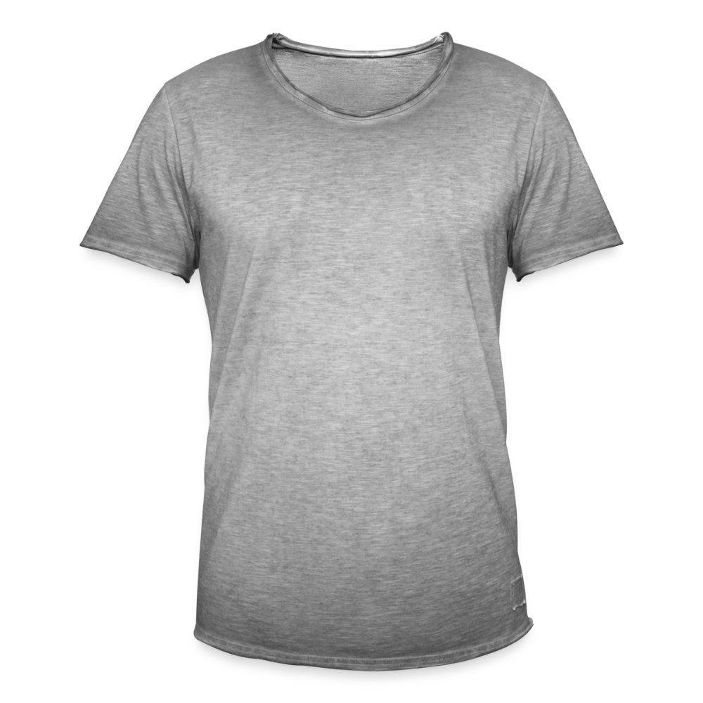 Vintage Darts T-Shirt Motiv "Next Big Points" (Druck hinten) - Vintage Grau