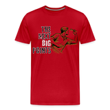 Premium Darts T-Shirt Motiv "Next Big Points" - Rot