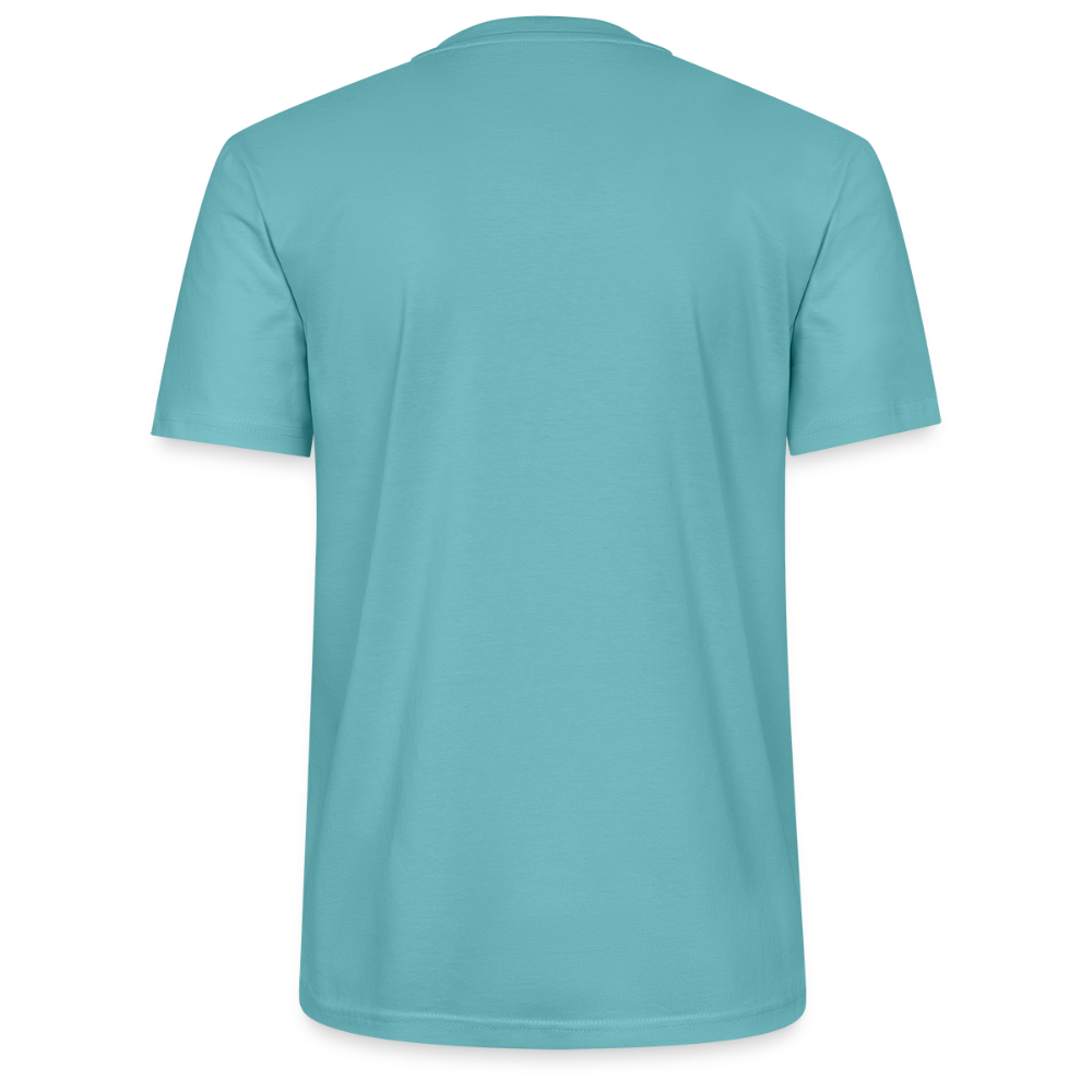 Unixex Darts-T-Shirt Motiv "Schwarzwald Perfekt" (druck vorne) - Pastelltürkis