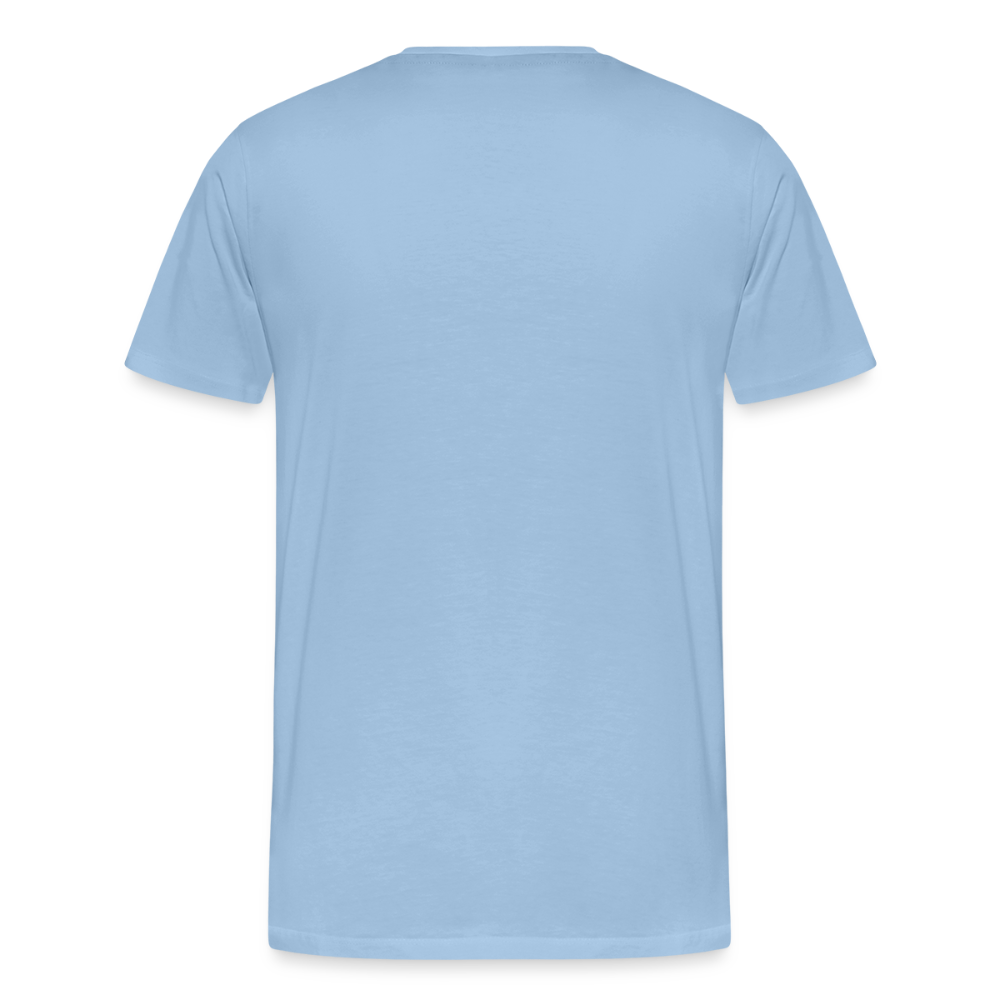 Premium-Darts-T-Shirt Motiv "Schwarzwald Perfekt" (druck vorne) - Sky