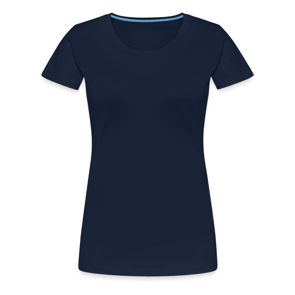Frauen Premium Darts T-Shirt: Darts Lady - Navy