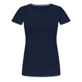 Frauen Premium Darts T-Shirt: Darts Lady - Navy