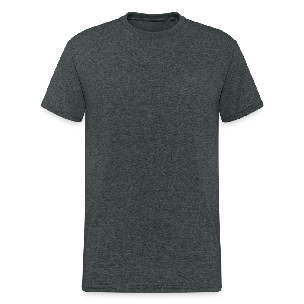 Gildan Fun T-Shirt Motiv "Ha du Grasdaggl" (Druck hinten) - Dunkelgrau meliert