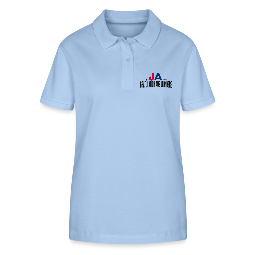 Frauen Poloshirt Variation 1 - sky Blue
