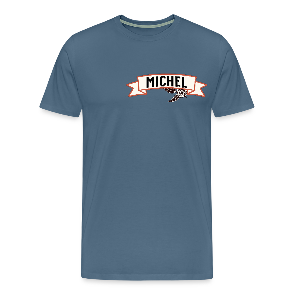 Magic T-Shirts Variante 2 Michel - Blaugrau