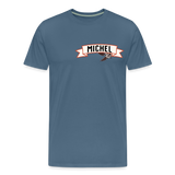 Magic T-Shirts Variante 2 Michel - Blaugrau