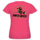 Frauen Darts-T-Shirt Motiv "Darts Witch" (druck hinten) - Azalea