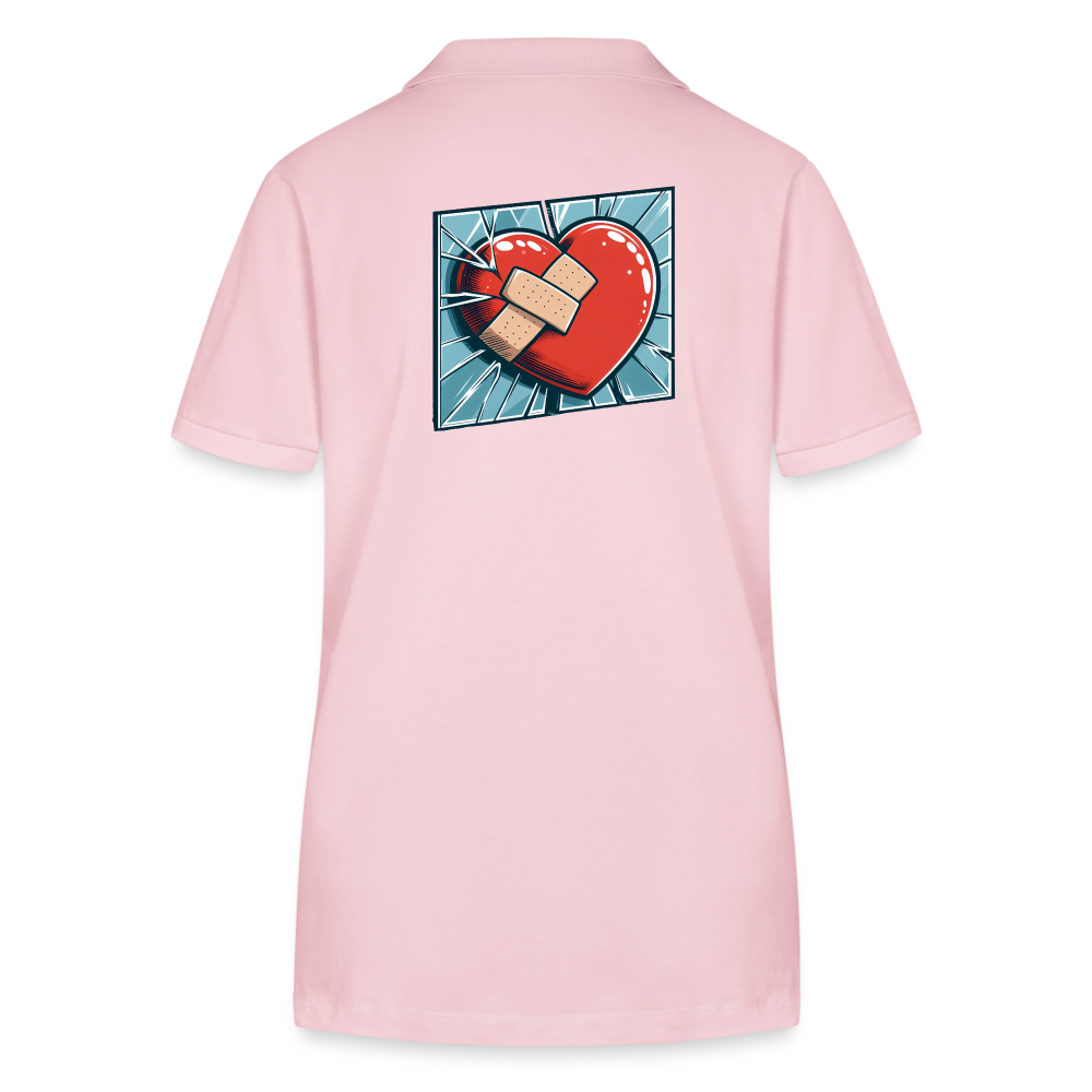 Frauen Poloshirt Variation 1 - Hellrosa