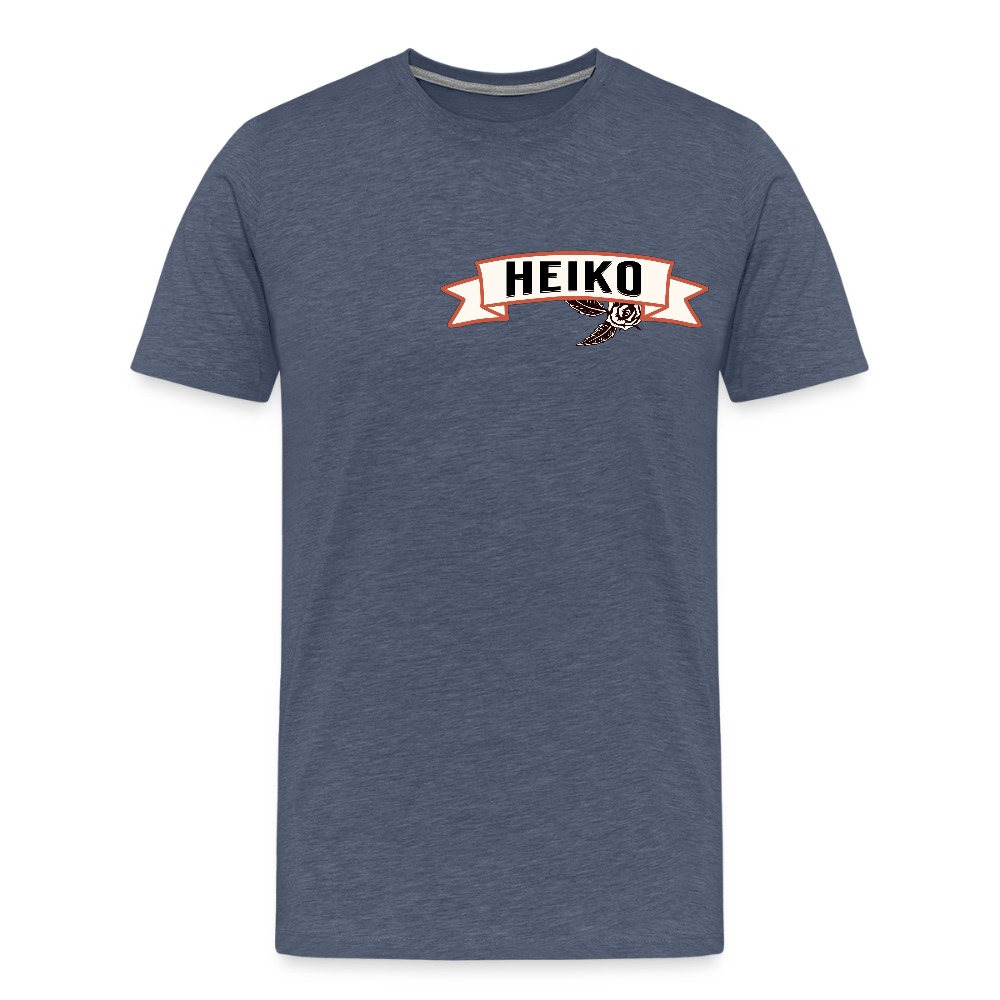 Magic T-Shirts Variante 2 Heiko - Blau meliert
