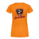 Frauen Premium Darts T-Shirt: Darts Lady - Orange