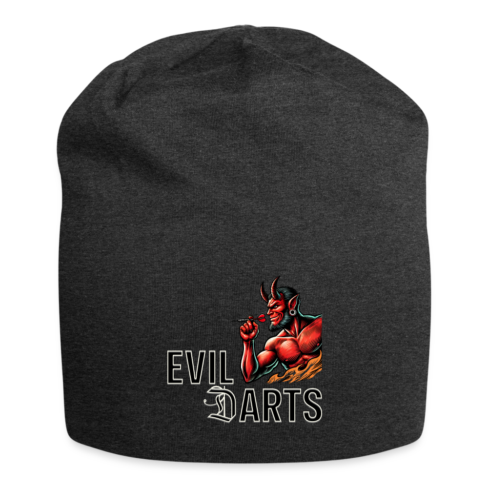 Jersey-Darts-Beanie Motiv "Evil Darts" Unisex - Anthrazit