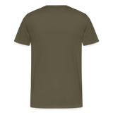 Maenner Fun T-Shirt Motiv "Grasdaggl" (Druck vorne) - Khaki