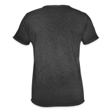 Vintage Darts-T-Shirt Motiv "Chill and Win" (Druck vorne) - Vintage Schwarz