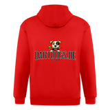 Männer Heavyweight Kapuzenjacke Dartdogs - Rot