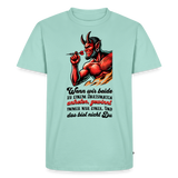 Darts-T-Shirt Motiv "Matchwinner" fuer maenner (Druck vorne) - Mint 