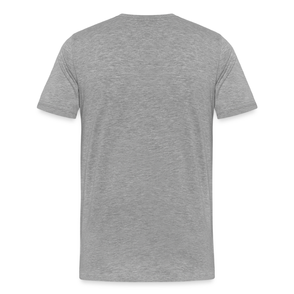 Premium-Darts-T-Shirt Motiv "Schwarzwald Perfekt" (druck vorne) - Grau meliert