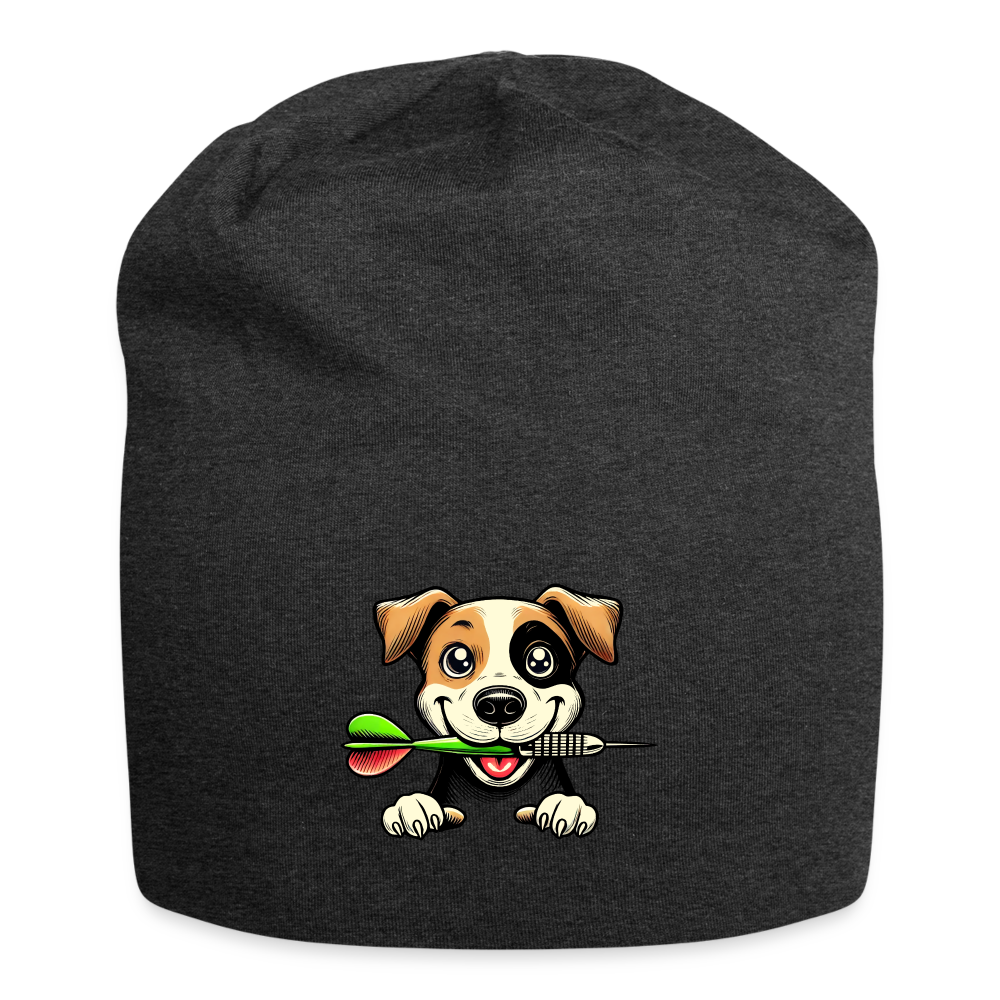 Jersey-Darts-Beanie "Motiv Dartdogs 2" Unisex - Anthrazit