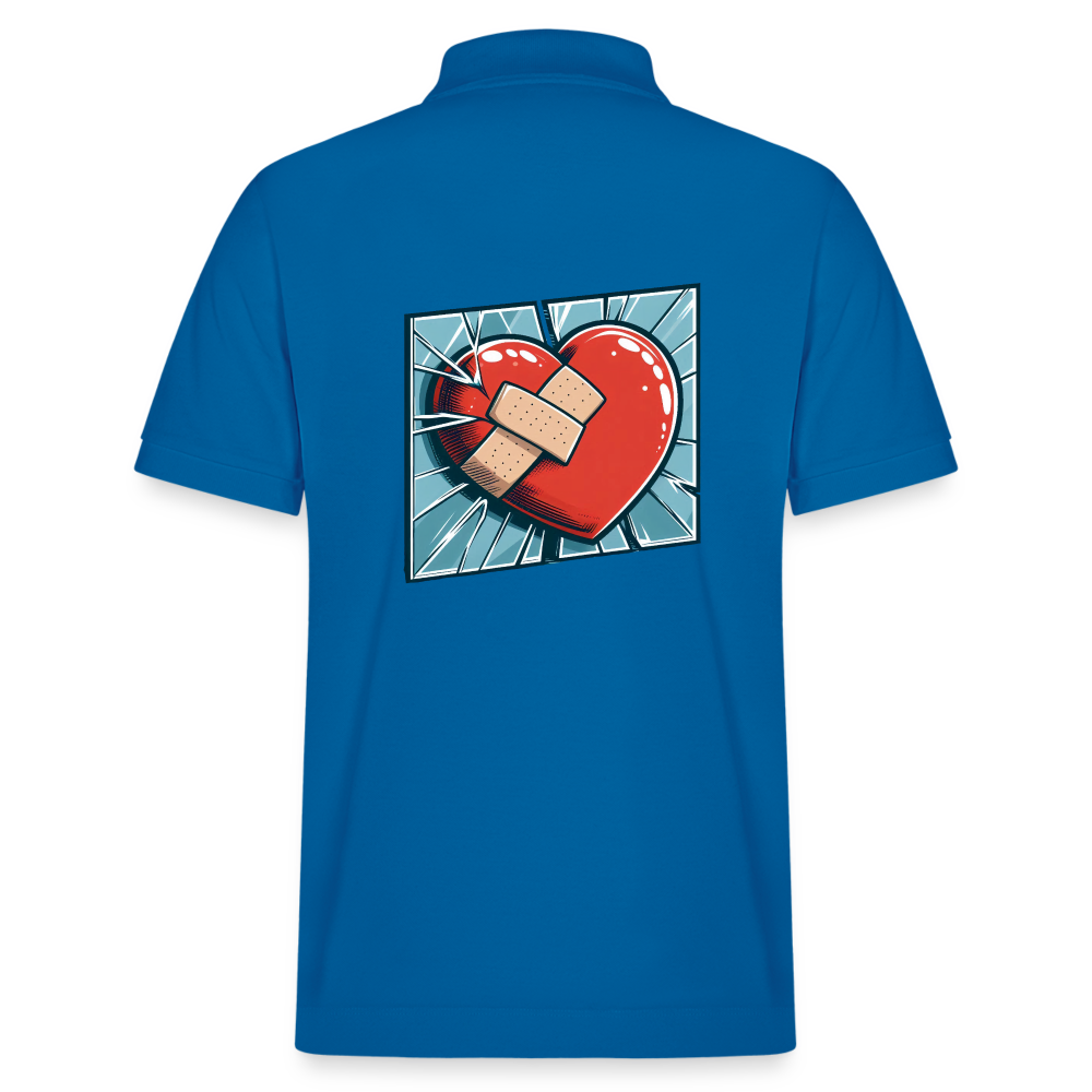 Männer Poloshirt Variation 2 - Königsblau