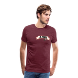 Magic T-Shirts Variante 2 Andi - Bordeauxrot meliert