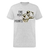 Gildan Heavy Darts T-Shirt Motiv "Next Big Points" fuer maenner (druck vorne) - Grau meliert