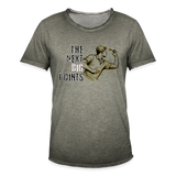 Vintage Darts T-Shirt Motiv "Next Big Points" (Druck vorne) - Vintage Khaki