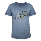 Vintage Darts T-Shirt Motiv "Next Big Points" (Druck vorne) - Vintage Denim