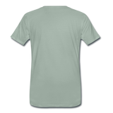 Premium-Darts-T-Shirt Motiv "Schwarzwald Perfekt" (druck vorne) - Graugrün