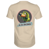 Fun-T-Shirt Motiv "Du Grasdaggl" (Druck hinten)