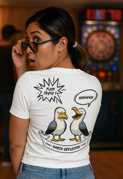 Darts-T-Shirt Motiv "Fuck Triple 1" (Druck hinten)