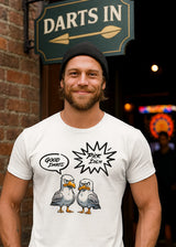 Darts-T-Shirt Motiv "Pick Dich" (Druck vorne)