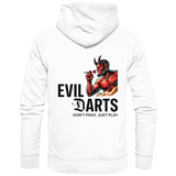 Darts-Hoodie Motiv "Evil Darts" (Druck hinten)