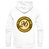 Darts-Hoodie Motiv "Perfektes Dartsjahr" (Druck hinten)