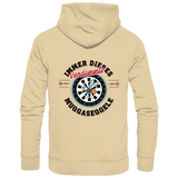 Darts-Hoodie Motiv "Muggaseggele" (Druck hinten)