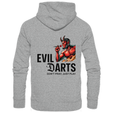 Darts-Hoodie Motiv "Evil Darts" (Druck hinten)