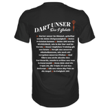Darts-T-Shirt Motiv "Dart unser 2" (Druck hinten)