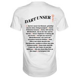 Darts-T-Shirt Motiv "Dart unser" (Druck hinten)