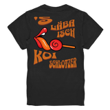 Kids-T-Shirt Motiv "Koi Schlotzer" (Druck hinten)