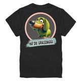 Kids-T-Shirt Motiv "Grasdaggl" (Druck hinten)