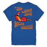 Kids-T-Shirt Motiv "Koi Schlotzer" (Druck hinten)