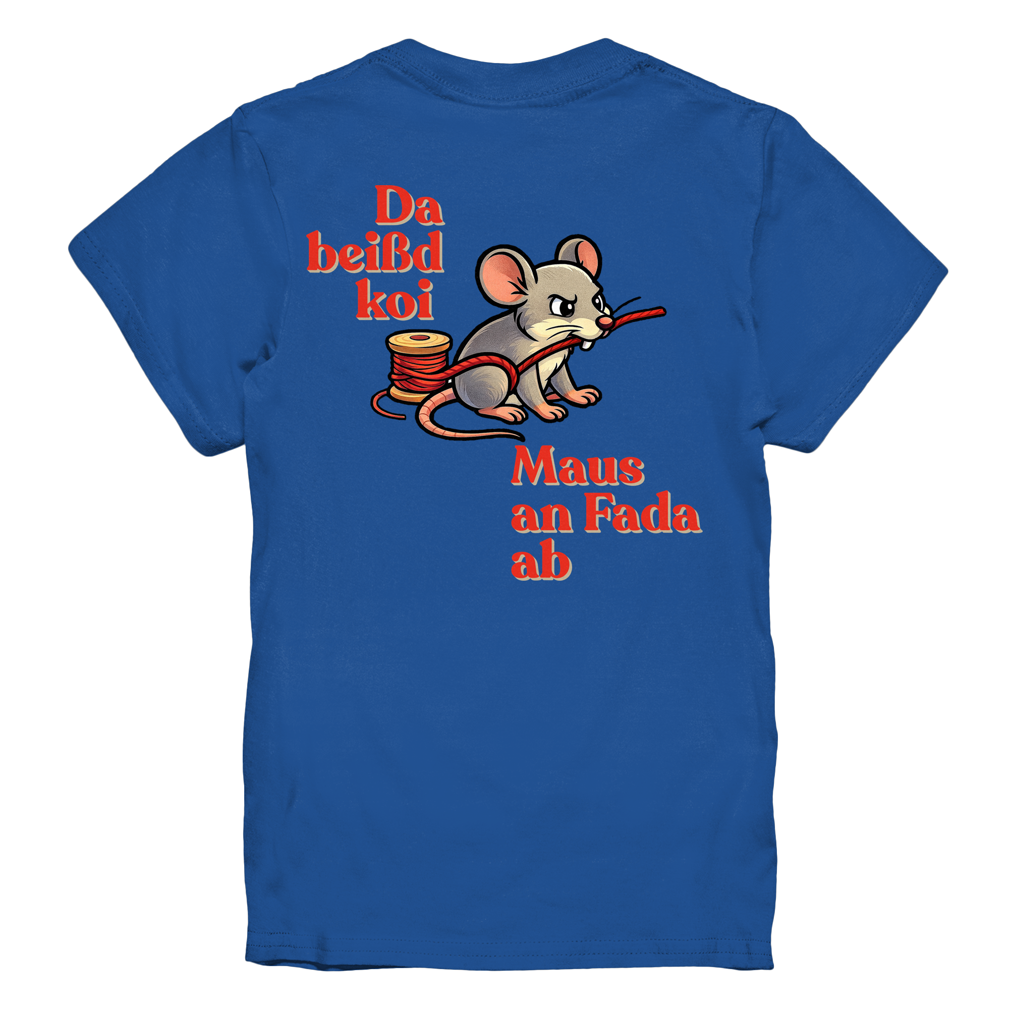 Kids-T-Shirt Motiv "Maus ond Fada" (Druck hinten)