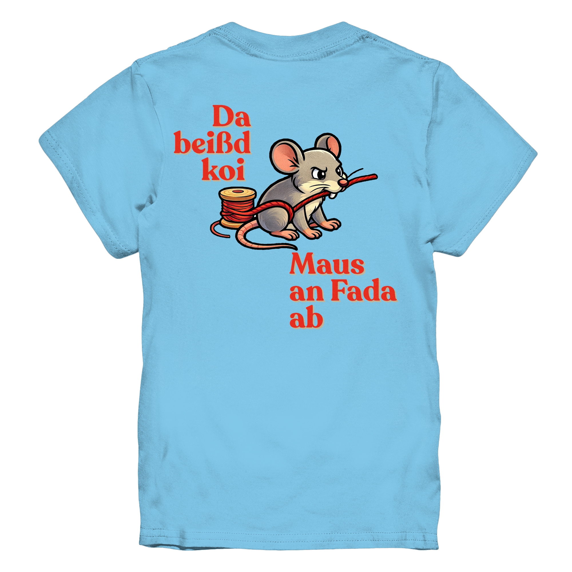 Kids-T-Shirt Motiv "Maus ond Fada" (Druck hinten)