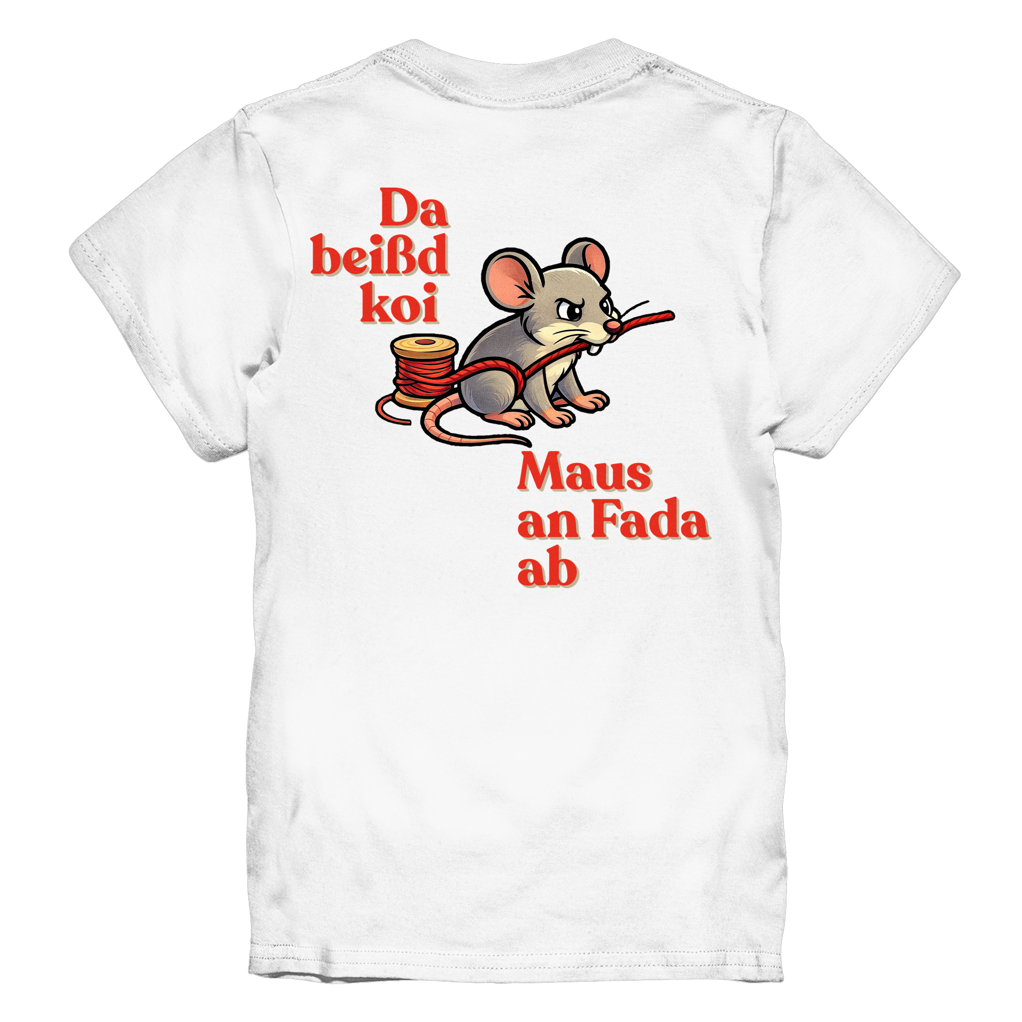 Kids-T-Shirt Motiv "Maus ond Fada" (Druck hinten)