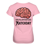 Damen Darts-T-Shirt Motiv "Matchday" (Druck hinten)