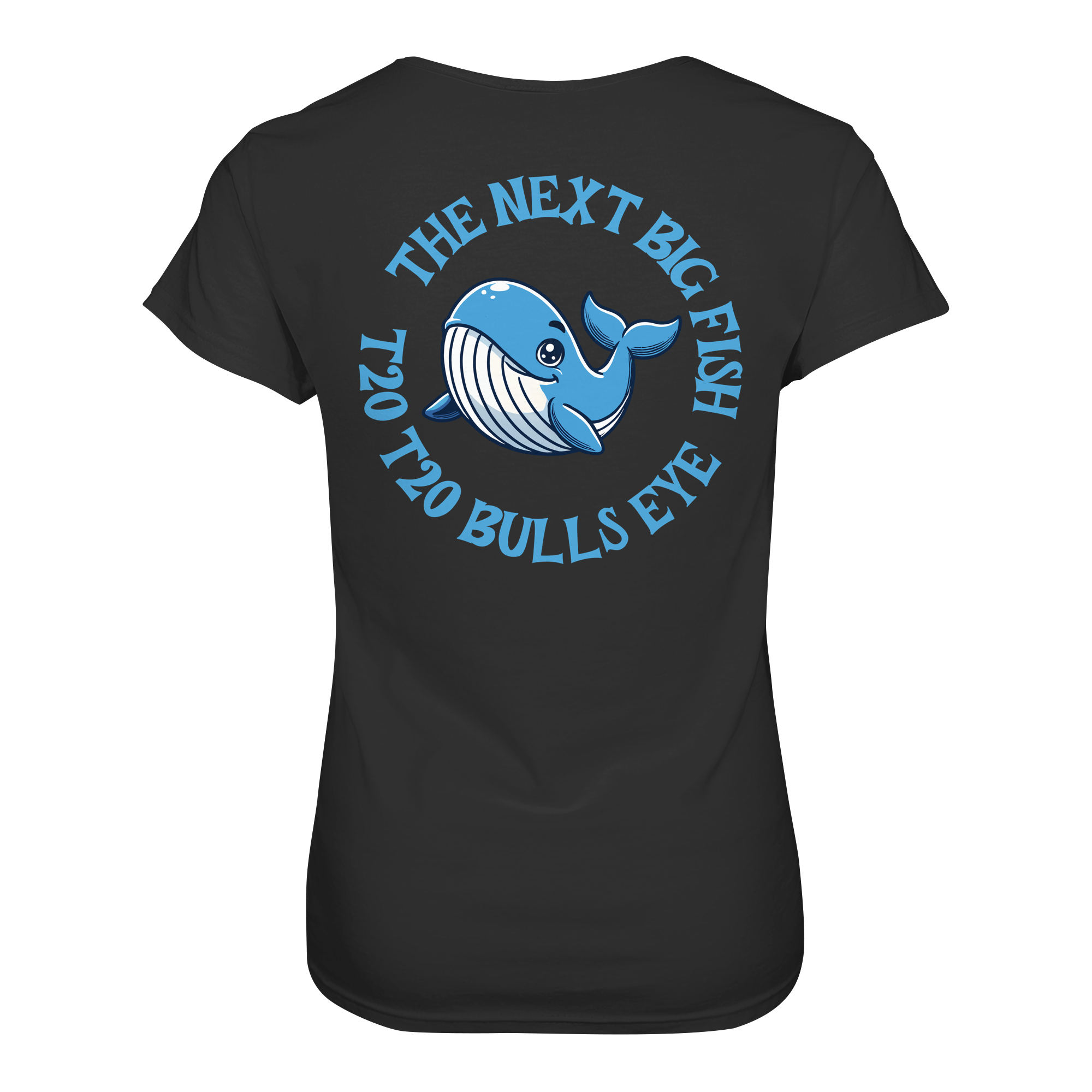 Darts-T-Shirt Motiv "Next Big Fish" (Druck hinten)