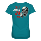 Darts-T-Shirt Motiv "Only Ladies Skull" (Druck hinten)