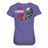 Darts-T-Shirt Motiv "Only Ladies Skull" (Druck hinten)