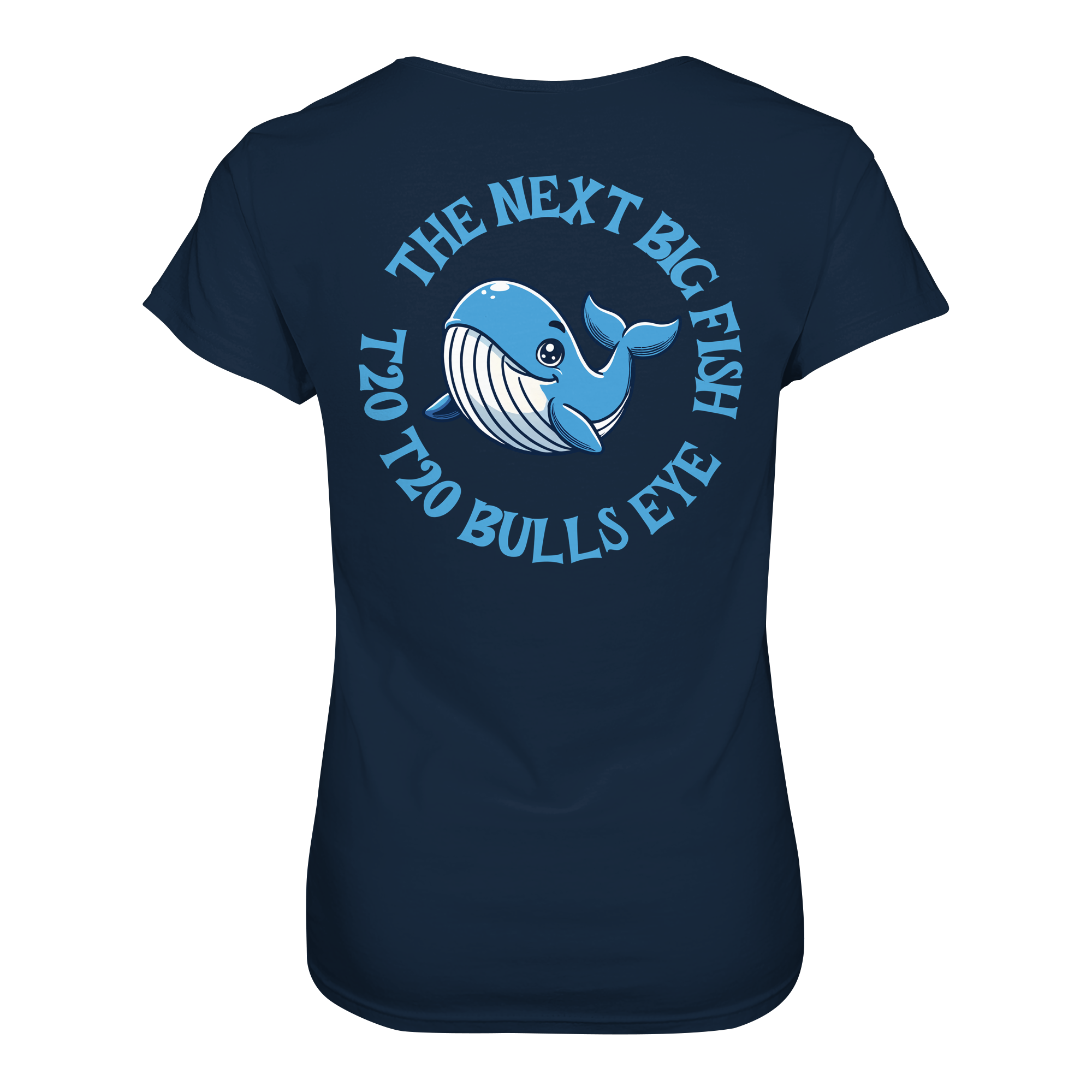 Darts-T-Shirt Motiv "Next Big Fish" (Druck hinten)