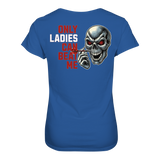 Darts-T-Shirt Motiv "Only Ladies Skull" (Druck hinten)